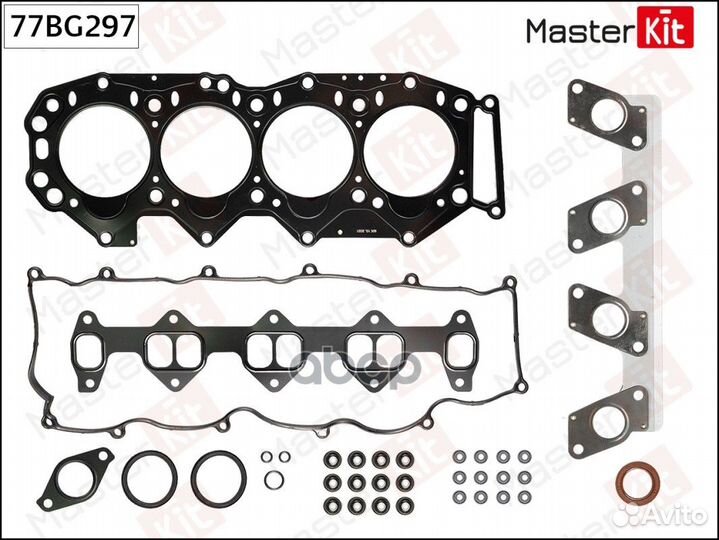 Комплект прокладок ГБЦ 77BG297 MasterKit