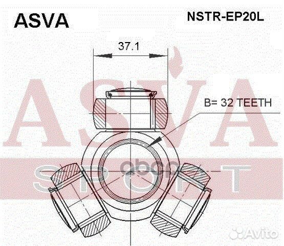 Трипоид nissan primera 32x37.1 nstrep20L asva
