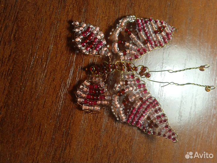Бабочка из бисера
