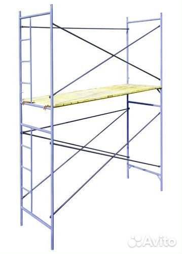 Аренда строительных лесов и фасадных люлек