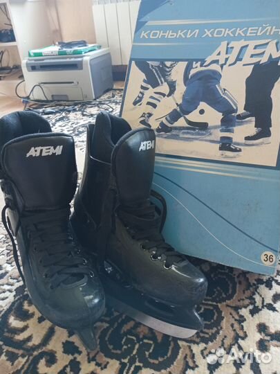 Коньки хоккейные atemi 36р