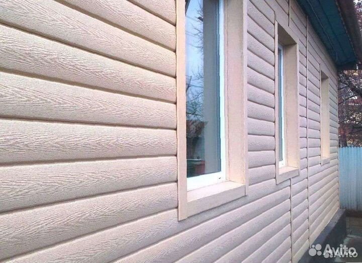 Виниловый сайдинг. Сайдинг блок хаус, эко брус