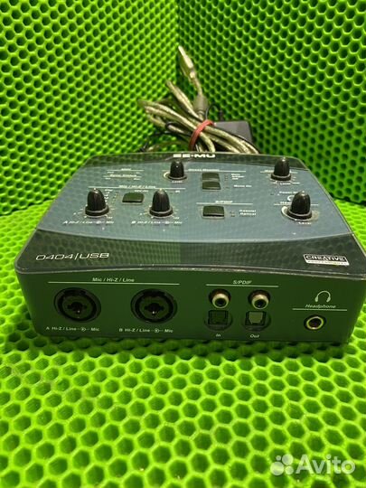 Внешняя звуковая карта E-MU 0404 USB