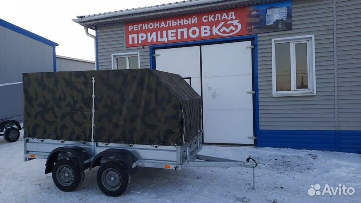 Прицеп «Кмз» две оси 3,0 х 1,5, борт 35 см, кат В