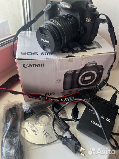 Фотоаппарат canon eos 60d с объективом 18-55mm