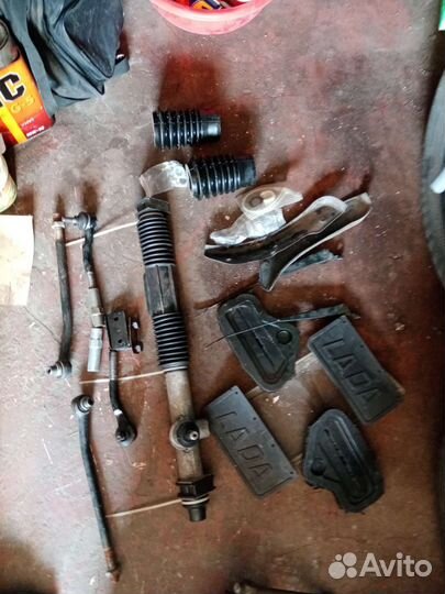 Рулевые тяги, краб, кран отопителя ваз 21О8-2115