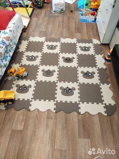 Детский Мягкий пол -пазл