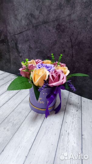 Букет /подарок из мыльных роз на 8 марта