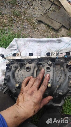 Впускной коллектор в сборе опель астра н