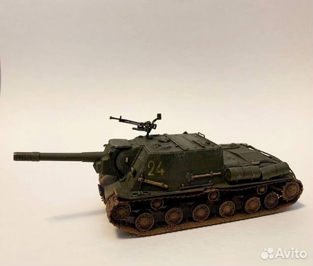 Модель ису 152, масштаб 1:72