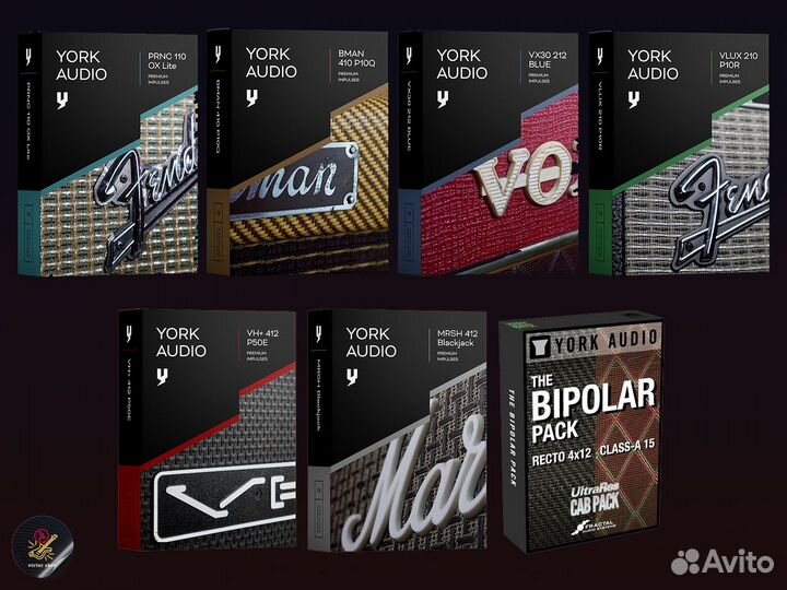 Импульсы гитарных кабинетов York Audio