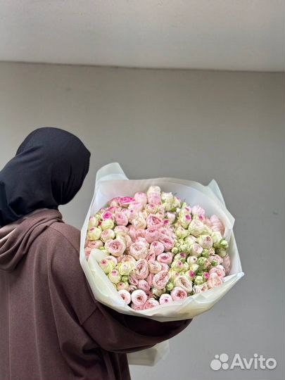 101 кустовая роза 60 см