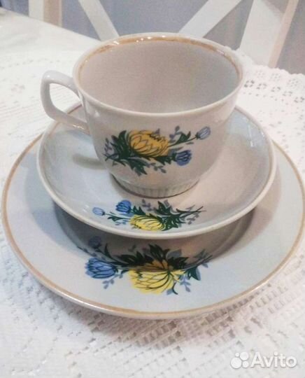 Фарфоровые кружки. Чайные пары