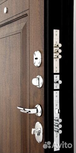 Входная Дверь Порта Темный Орех / Беленый Дуб