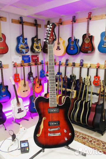 Полуакустическая гитара Caraya Новая