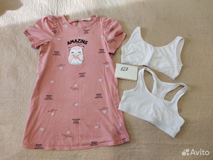 Пакет летних вещей для девочки 128