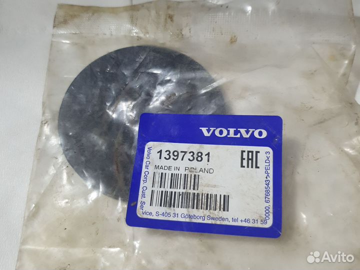Заглушка блока цилиндров volvo 1397381