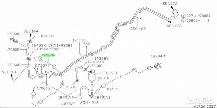 Трубка металлическая под заказ С японии 15-30 дней