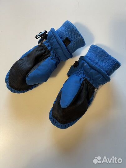 Варежки рукавицы непромокаемые, на 3-4 года