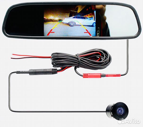 Новый Сенсорный HD Регистратор Зеркало с Камерой З