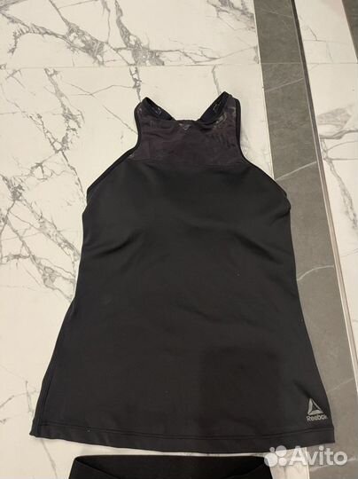Легинсы спортивные и топ Reebok