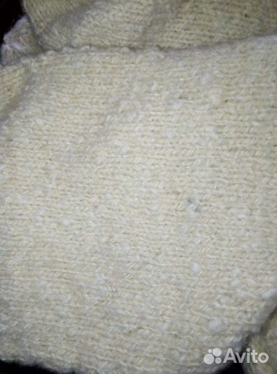 Носки из натуральной грубой овечьей шерсти