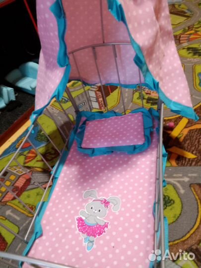 Кроватка с балдахином для кукол