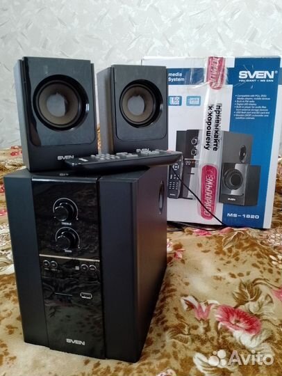 Колонки для компьютера с сабвуфером Sven