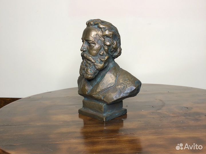 Бюст Бронза Г.П. Левицкая(клеймо «М.Д»