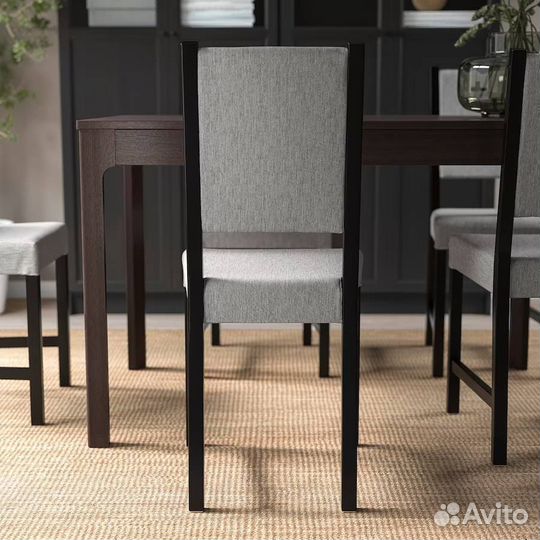 Деревянный стул IKEA с мягким сиденьем в наличии