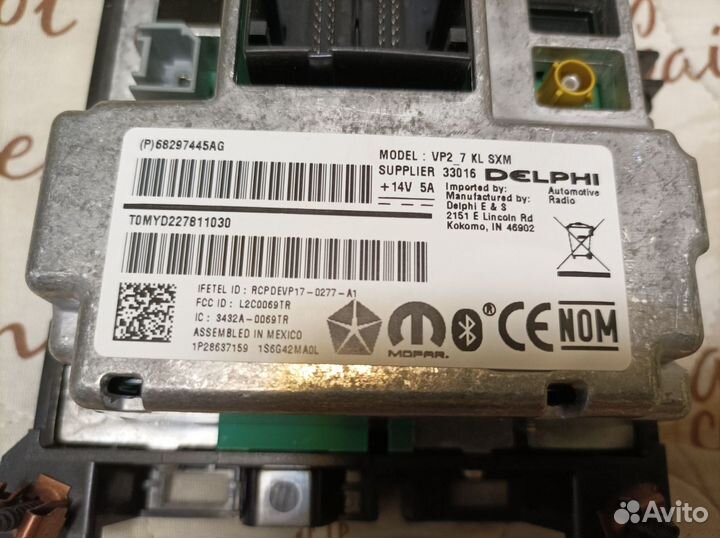 Головное устройство Jeep Cherokee KL (V)