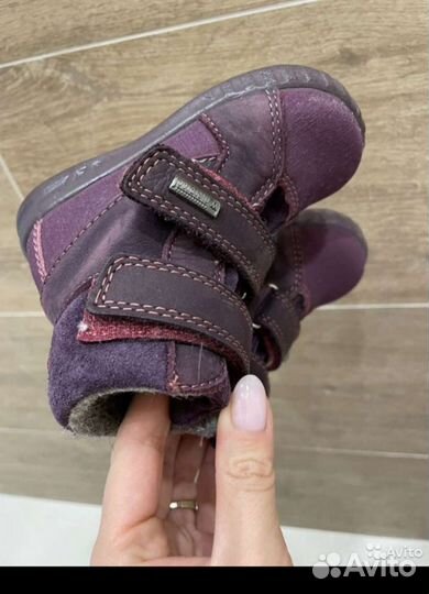 Ботинки демисезонные для девочки 21 размер