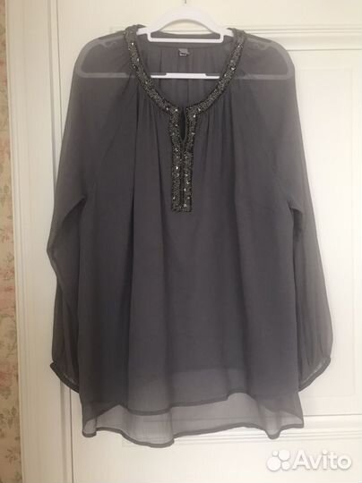 Нарядная блузка шифоновая 50-54 efro