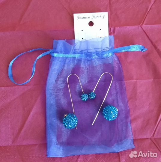 Серьги продевки новые