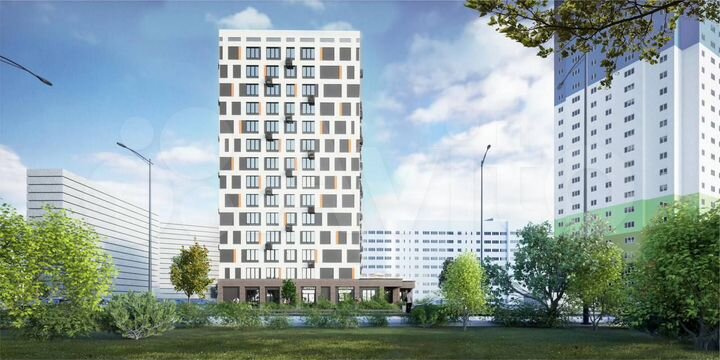 2-к. квартира, 56,4 м², 8/14 эт.