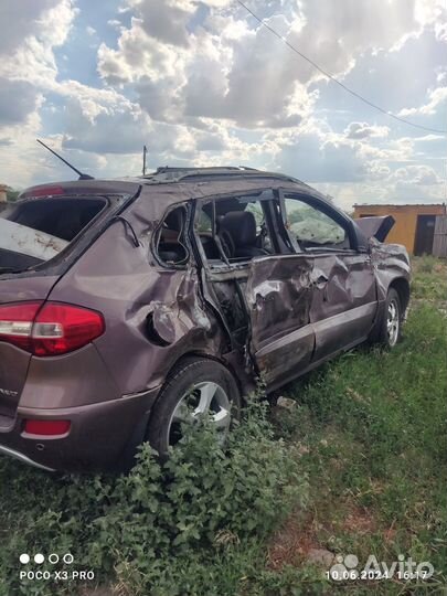 Renault Koleos 2.5 CVT, 2008, битый, 240 000 км