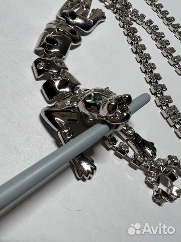 Пояс из страз пантера