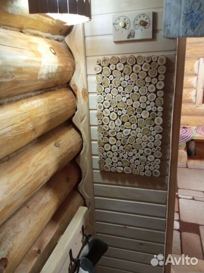 Панно из можжевельника