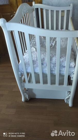 Детская кровать, матрас в подарок нужно почистить