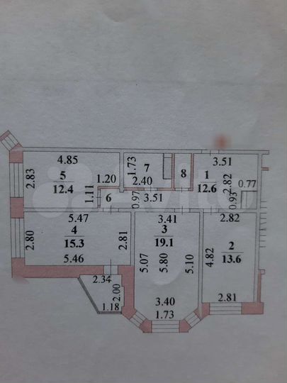 3-к. квартира, 79,2 м², 15/17 эт.