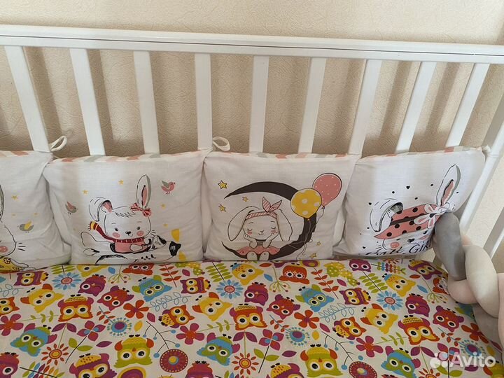 Бортики в детскую кроватку