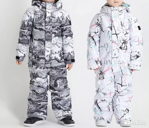 Комбинезон горнолыжный детский новый 100,116, 124