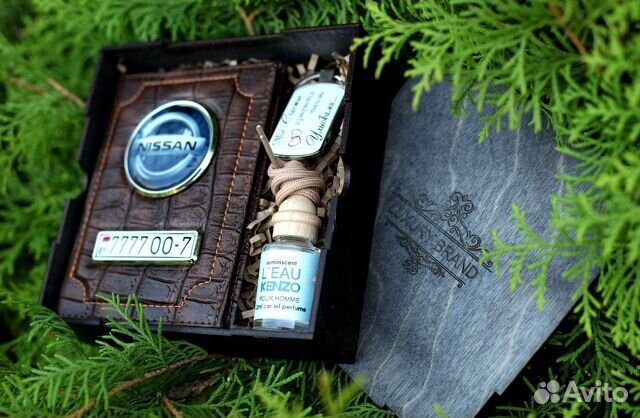 Обложка для автодокументов с лого и номером