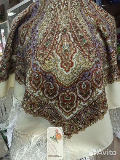 Платок шаль павлопосадская
