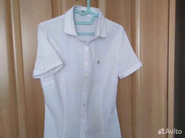 Блузка белая