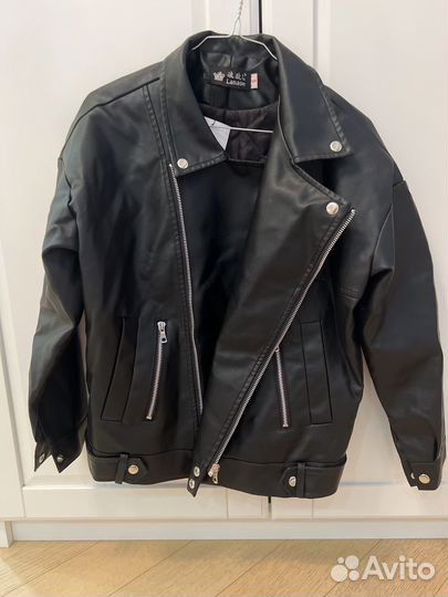 Кожаная куртка косуха 42