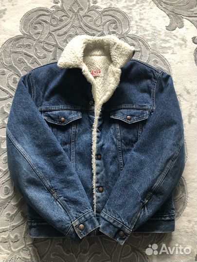 Джинсовая куртка levis sherpa