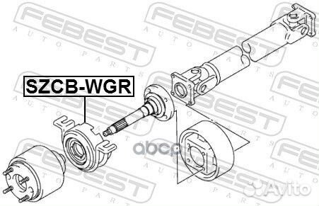 Подшипник подвесной suzuki ignis RG413/RG415 20