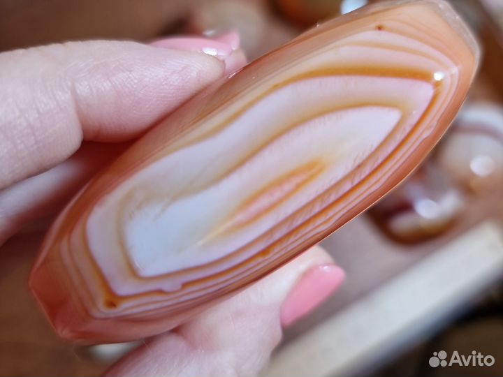 Сердолик, сардоникс, сердоликовый агат 72-73 мм