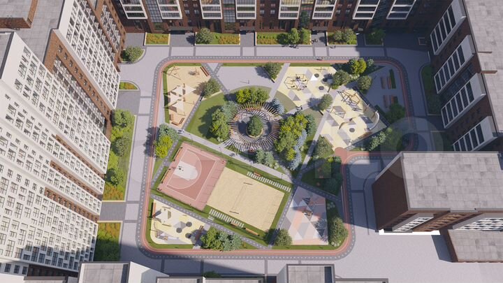 1-к. квартира, 40,6 м², 13/18 эт.